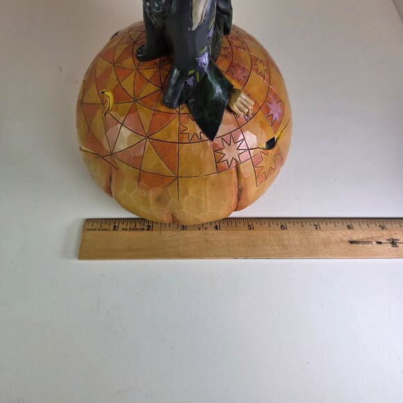 Jim Shore Heartwood Creek "Sweet and Sour" Halloween Figurine 4012605 Witch Cat - Picture 13 of 13